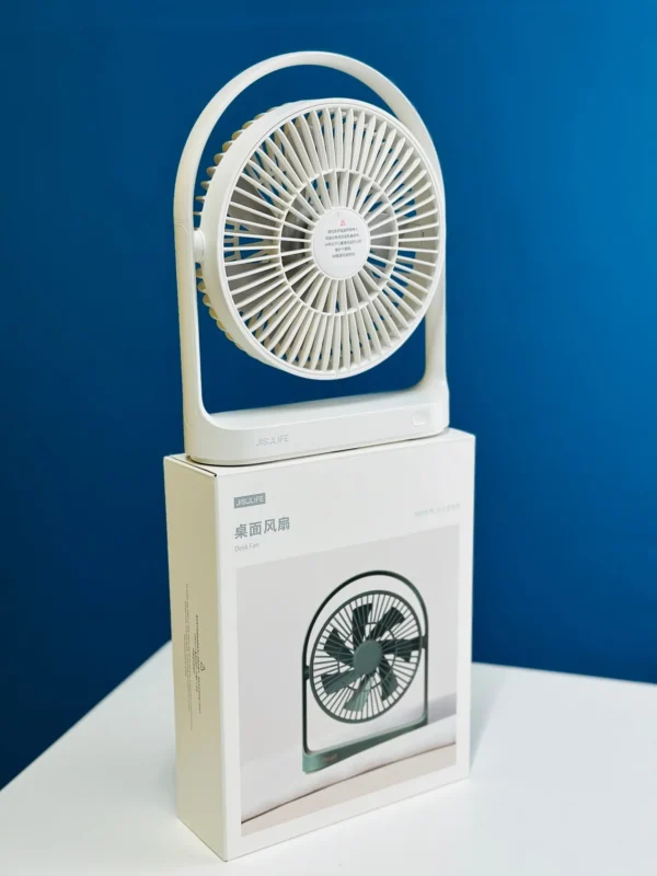 JISULIFE FA19A DC Fan, Run Directly with USB Power from Power Bank or Solar (Without Battery) - Image 2